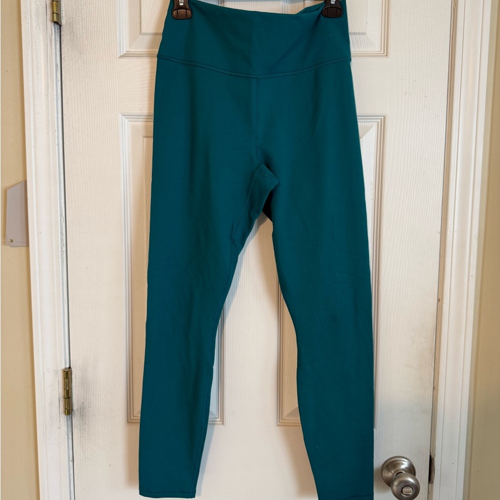 Teal High-Waisted Leggings